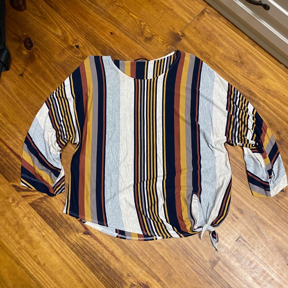 Final Touch Striped Top
